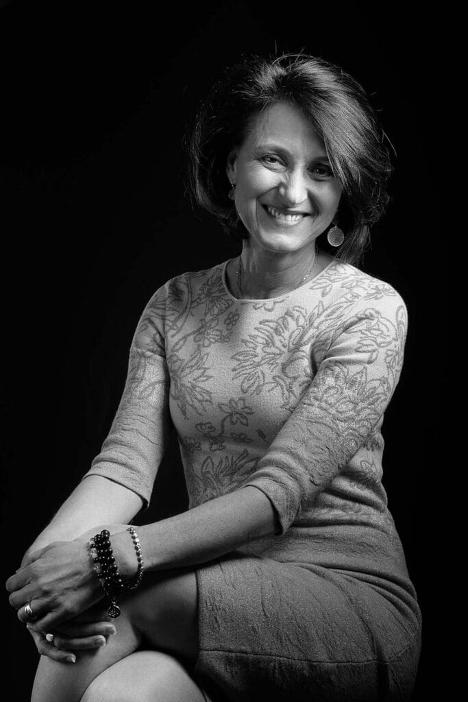 ritratto bianco nero Laura Rocchetto ARU